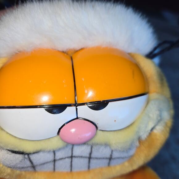 Vintage Dakin Garfield Plush Letter to Santa Hat Stuffed Animal Cat 1981 9" - Picture 12 of 15